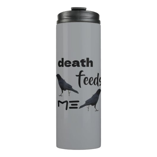 Death Crow Thermosbecher (Vorderseite)