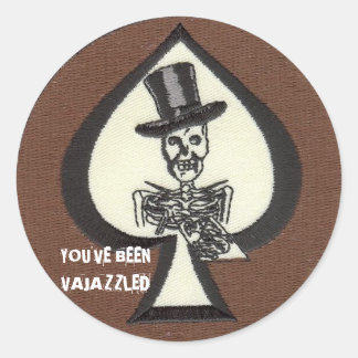 Death Dealer Vajazzle Runder Aufkleber