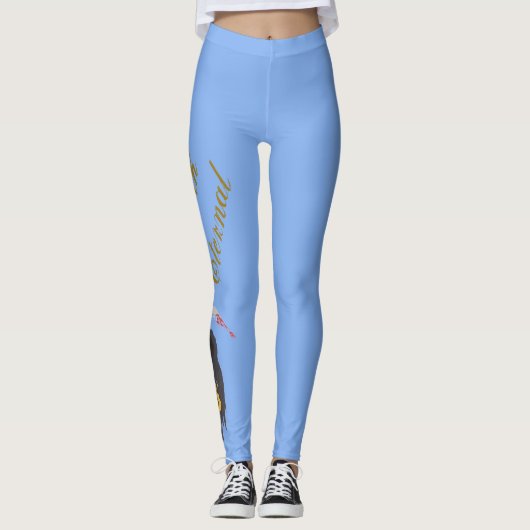 Death Eternal (mit Text) Leggings (Vorderseite)