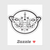 Death Head Hawk Moth Aufkleber (Blatt)