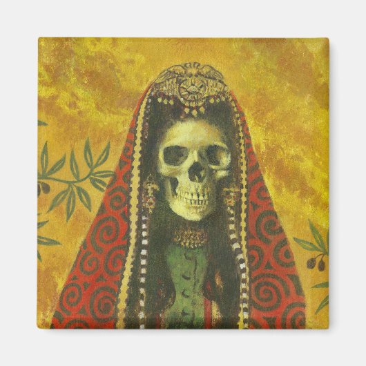 Death Hexe Kühlschrankmagnet (Vorne)