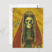 Death Hexenkürbis Postkarte (Vorne/Hinten)
