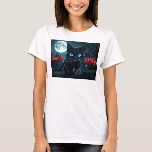 Death Kitty T-Shirt (Vorderseite)