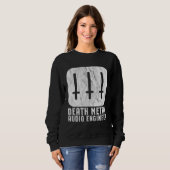 Death Metal Audio Engineer Inverted Crosses Sound  Sweatshirt (Vorne ganz)