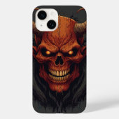 Death Metal Demon Mascot Handy Case (Rückseite)