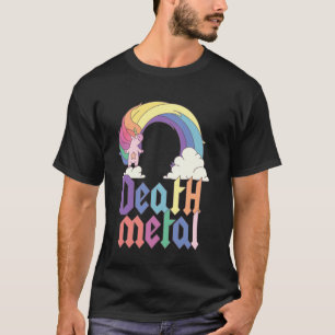 Death Metal Einhorn - Süßer Heavy-Musik-Liebhaber T-Shirt