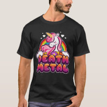 Death Metal Funny Rainbow und Einhorn Geschenk