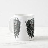 Death Metal Logo T-Shirts Kaffeetasse (Vorderseite Links)