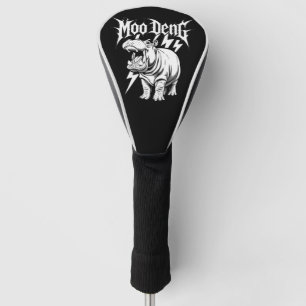 Death Metal Niedlich Baby Hippo Moo Deng Hippopota Golf Headcover
