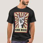 Death Metal Punk Rock Musk Metal Fork Heavy Metal  T-Shirt (Vorderseite)
