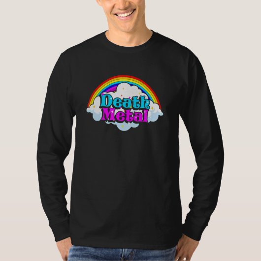 Death Metal Rainbow Theme T-Shirt (Vorderseite)