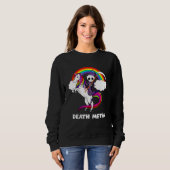 Death Metal Rock Liebe Rainbow Grim Sensenmann Rid Sweatshirt (Vorne ganz)