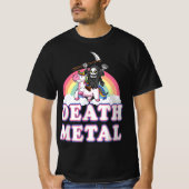 Death Metal Rock Music Rainbow Grim Sensenmann Rid T-Shirt (Vorderseite)