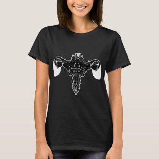 Death Metal Uterus Feminismus Symbol T-Shirt