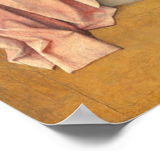 Death & Miser - Hieronymus Bosch Kunstposter Poster (Ecke)