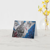 Death of a Geisha Blank Notecard Karte (Gelbe Blume)