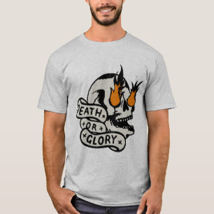 Death or glory Crane Flamme Tattoo ol T-Shirt