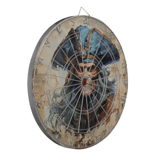 Death Pirate Dartboard Dartscheibe (Vorderseite Links)