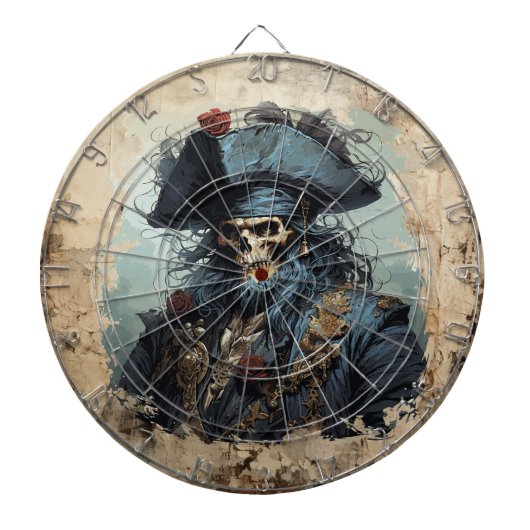 Death Pirate Dartboard Dartscheibe (vorne)