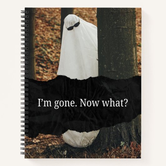 Death Planner/ I'm gone now what? Notizblock (Vorderseite)