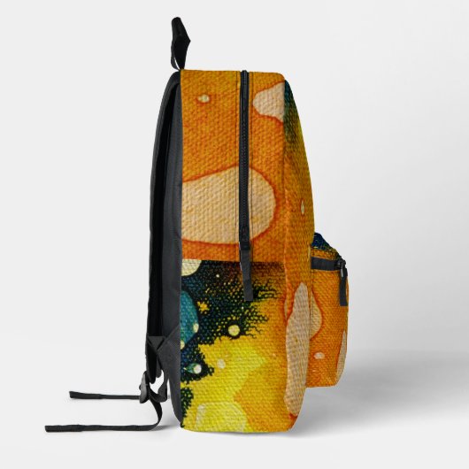 Death Polychromoptic von Michael Moffa Bedruckter Rucksack (Links)