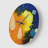 Death Polychromoptic von Michael Moffa Große Wanduhr (Winkel)