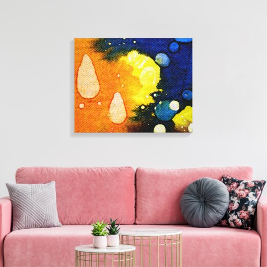 Death Polychromoptic von Michael Moffa Leinwanddruck (Insitu (Wohnzimmer))