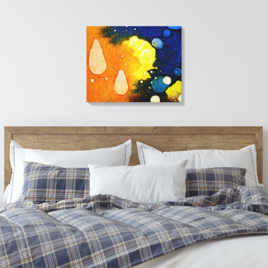 Death Polychromoptic von Michael Moffa Leinwanddruck (Insitu (Schlafzimmer))