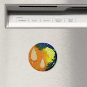 Death Polychromoptic von Michael Moffa Magnet (In Situ (Geschirrspüler))