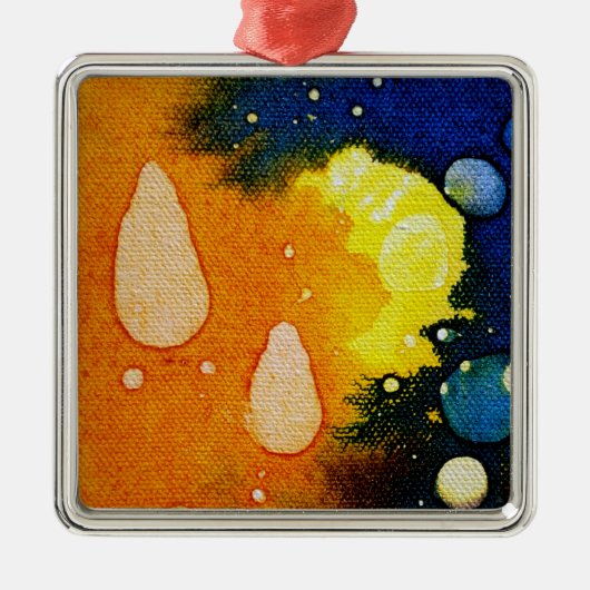 Death Polychromoptic von Michael Moffa Ornament Aus Metall (Vorne)