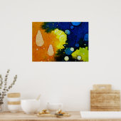 Death Polychromoptic von Michael Moffa Poster (Küche)