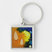 Death Polychromoptic von Michael Moffa Schlüsselanhänger (Vorne)