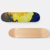 Death Polychromoptic von Michael Moffa Skateboard (Horizontal)