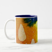 Death Polychromoptic von Michael Moffa Zweifarbige Tasse (Links)