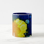 Death Polychromoptic von Michael Moffa Zweifarbige Tasse (Mittel)