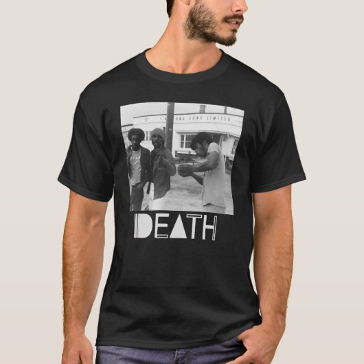 Death protopunk band from Detroit White Logo Gift T-Shirt (Vorderseite)