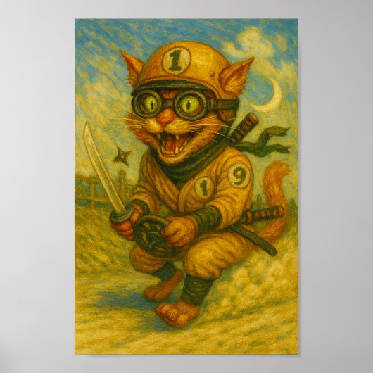 Death race kitty poster (Vorne)