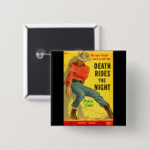 Death Rides The Night Western Buchcover Button (Vorne & Hinten)