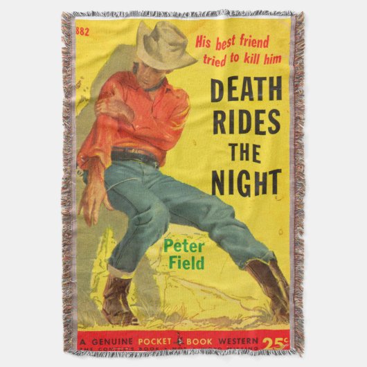 Death Rides The Night Western Buchcover Decke (Vorderseite Vertikal)