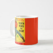 Death Rides The Night Western Buchcover Kaffeetasse (Vorderseite Links)