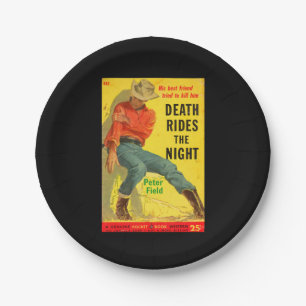 Death Rides The Night Western Buchcover Pappteller