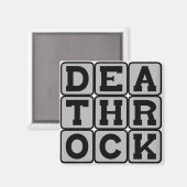 Death Rock, Music Genre Magnet (Vorderseite/Rückseite)