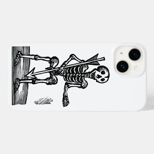 Death Skeleton Case-Mate iPhone Hülle (Rückseite (Horizontal))