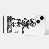 Death Skeleton iPhone Hülle (Rückseite (Horizontal))