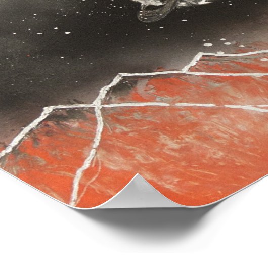 "Death Star" / Künstler: Ben Anders Poster (Ecke)