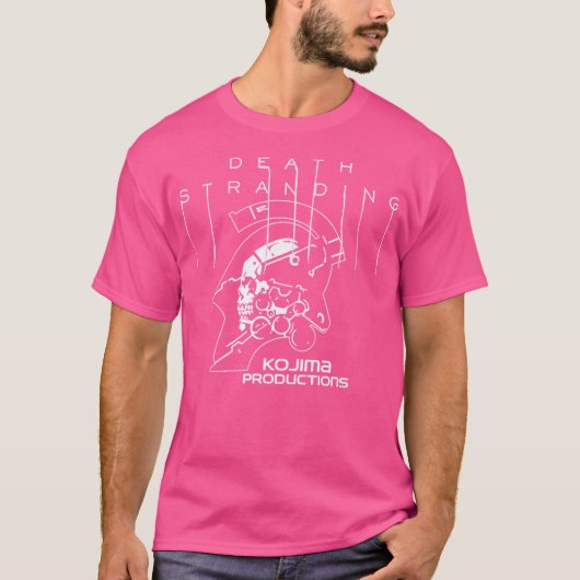 Death Strings - Logotext und Kojima T-Shirt (Vorderseite)