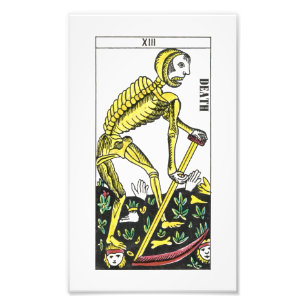 Death Tarot Card Fotodruck
