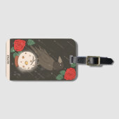 Death Tarot Card modern Major Arcana Rabe Krähe Gepäckanhänger (Vorderseite (Horizontal))