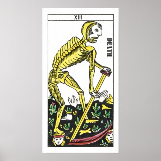Death Tarot Card Poster (Vorne)