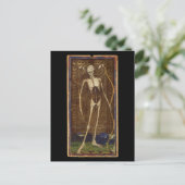 Death Tarot Card Postkarte (Stehend Vorderseite)